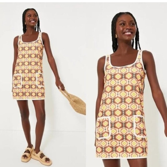 Tuckernuck Dresses & Skirts - Tuckernuck Twiggy Buds Terry Mini Dress Size XS NWT Cotton Swim Cover Shift